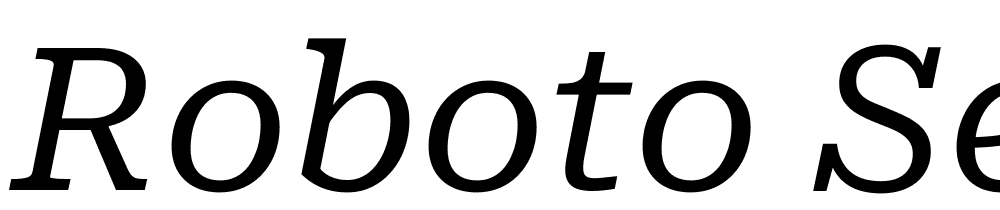 Roboto-Serif-SemiExpanded-Italic font family download free