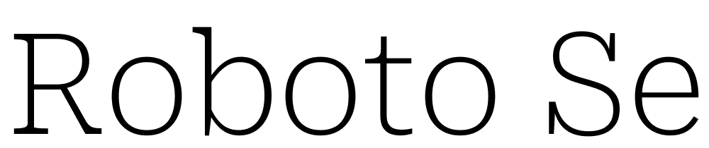 Roboto-Serif-Thin font family download free