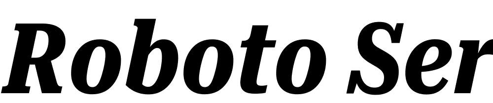 Roboto-Serif-UltraCondensed-Bold-Italic font family download free