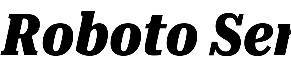 Roboto-Serif-UltraCondensed-ExtraBold-Italic font family download free