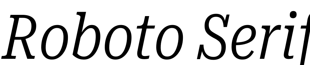 Roboto-Serif-UltraCondensed-Light-Italic font family download free
