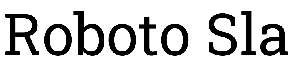 Roboto-Slab-Regular font family download free