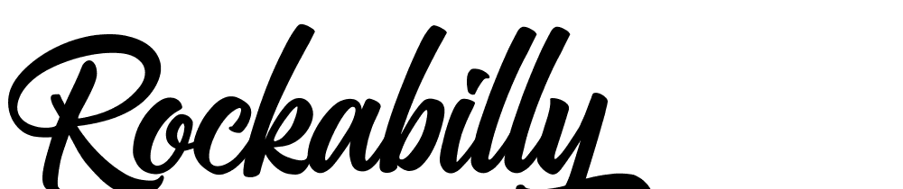 Rockabilly font family download free