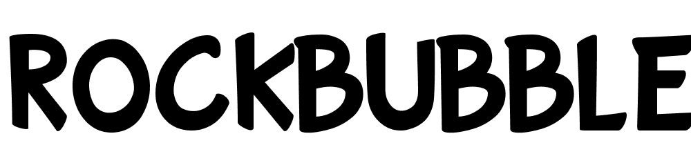 ROCKBUBBLE font family download free