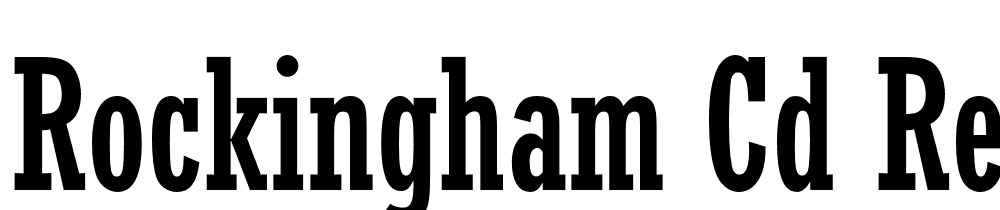 Rockingham Cd Regular font family download free