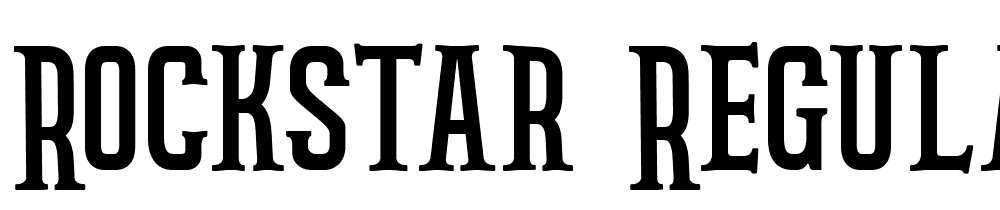 rockstar-Regular font family download free