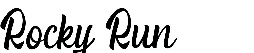 Rocky Run font family download free