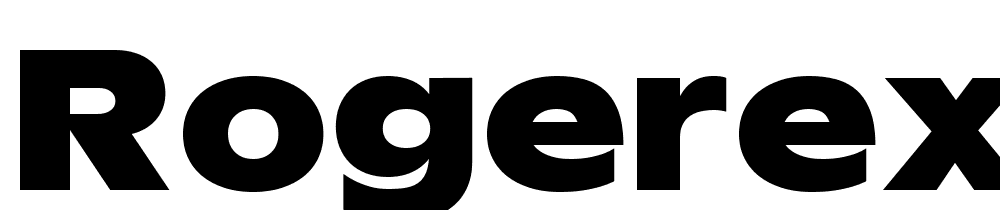 rogerex font family download free