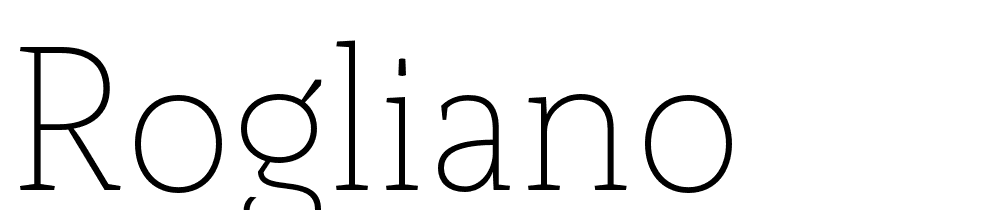 Rogliano font family download free