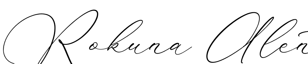 Rokuna-Alenthush-Script font family download free