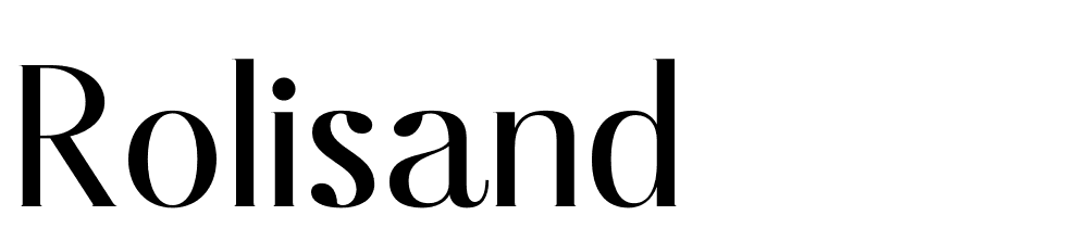 Rolisand font family download free