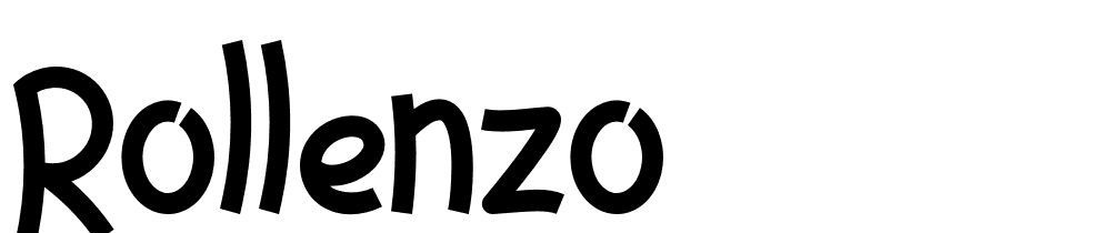 Rollenzo font family download free