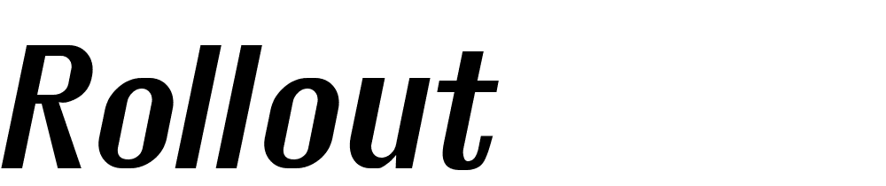 rollout font family download free