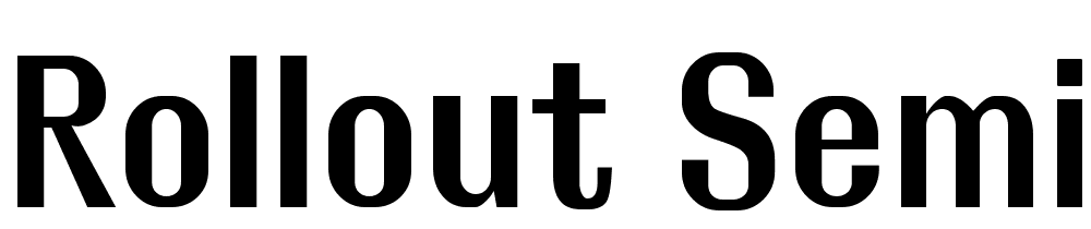 Rollout-Semibold font family download free