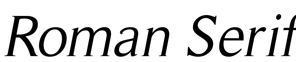 roman-serif font family download free