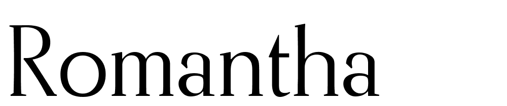 romantha font family download free