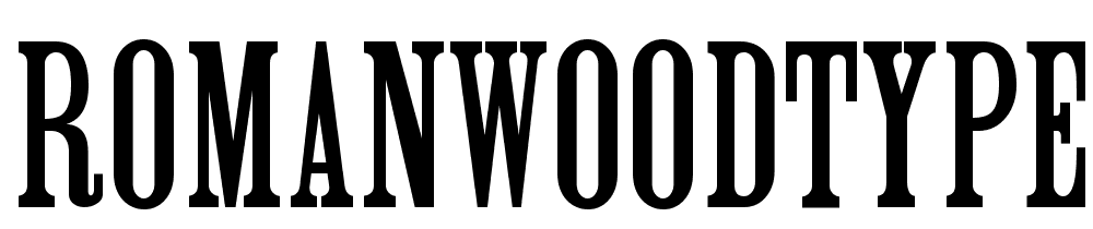 romanwoodtypejnl font family download free