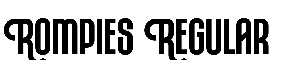 Rompies-Regular font family download free