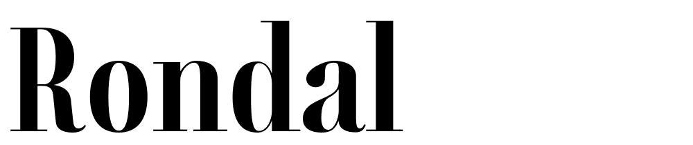 rondal font family download free