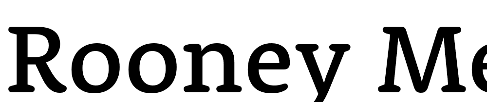 Rooney-Medium font family download free