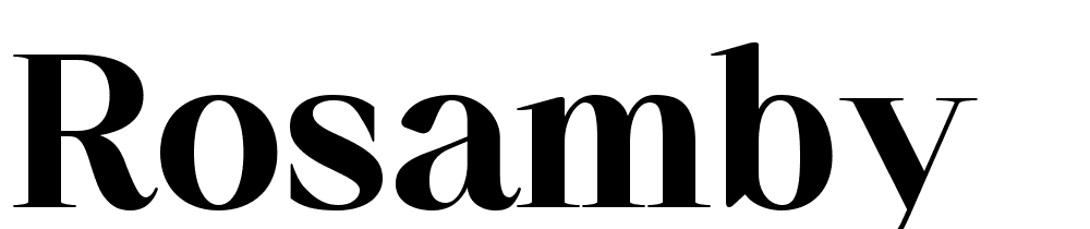 rosamby font family download free