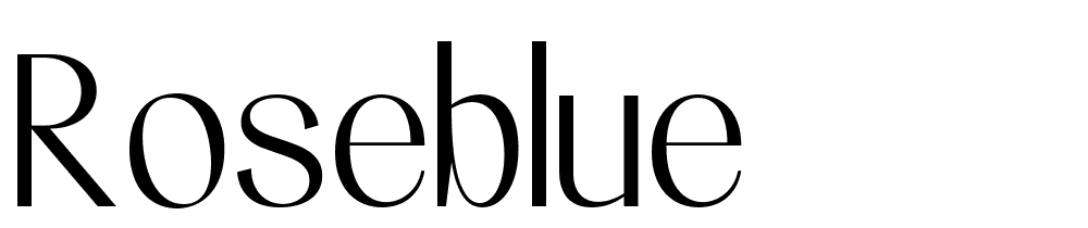 roseblue font family download free