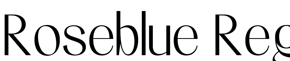 Roseblue-Regular font family download free