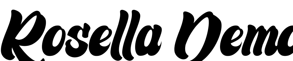 Rosella-Demo-Regular font family download free