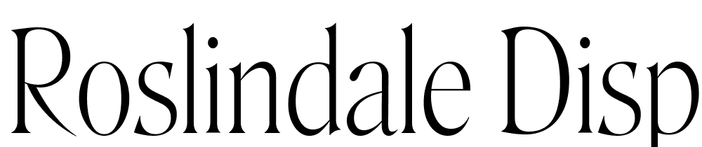 Roslindale-Display-Condensed-Extra-Light font family download free