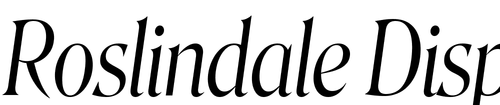 Roslindale-Display-Condensed-Light-Italic font family download free