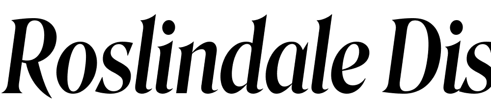 Roslindale-Display-Condensed-Medium-Italic font family download free