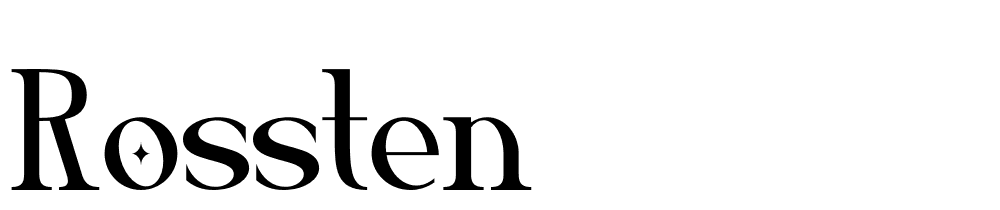 ROSSTEN font family download free