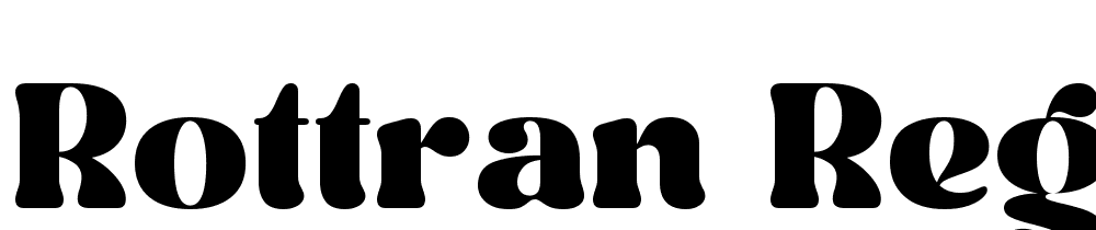 Rottran-Regular font family download free