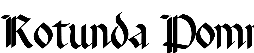 Rotunda-Pommerania font family download free