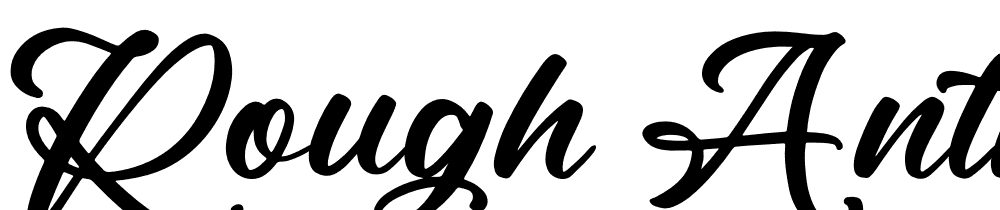 rough-anthem font family download free