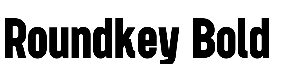 Roundkey-Bold font family download free