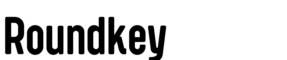 Roundkey font family download free