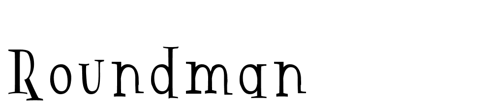 Roundman font family download free