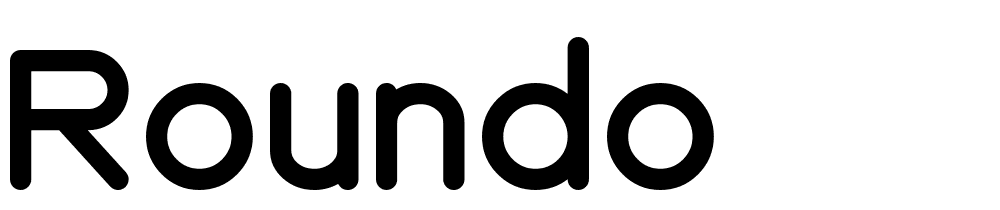 Roundo font family download free