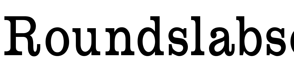 RoundslabSerif font family download free