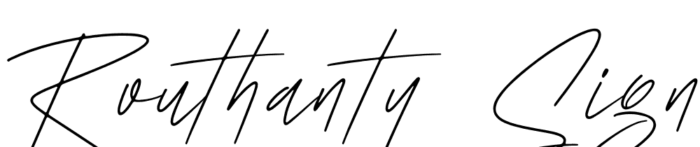 Routhanty-Signatera font family download free