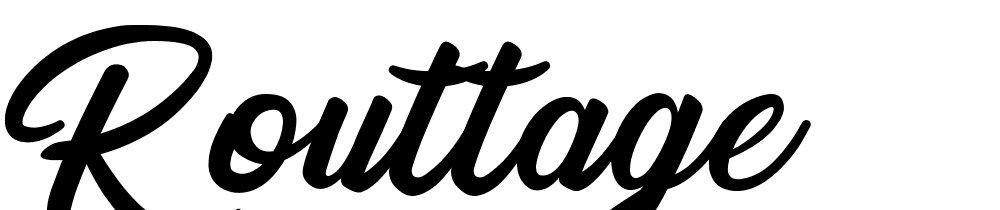 Routtage font family download free