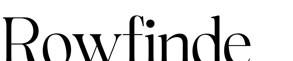 rowfinde font family download free