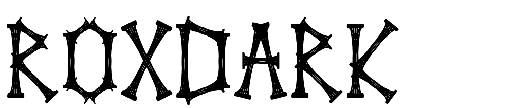 roxdark font family download free