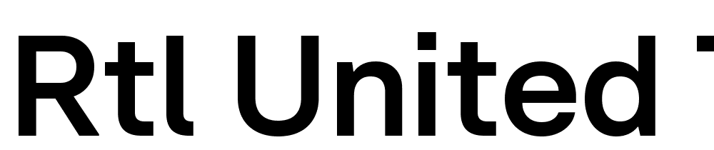 RTL-United-Text-Bold font family download free