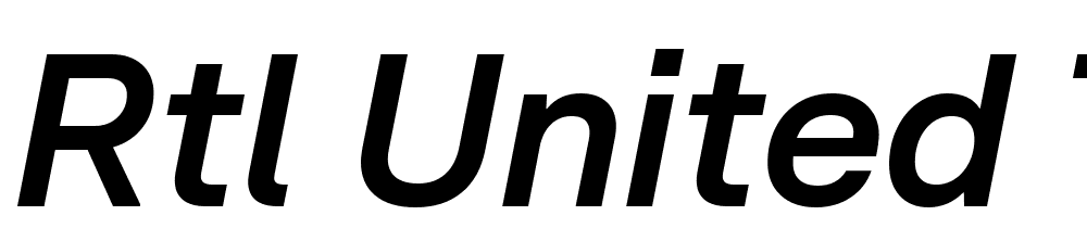 RTL-United-Text-Bold-Italic font family download free