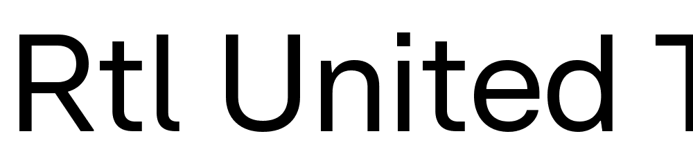 RTL-United-Text-Regular font family download free