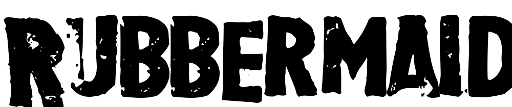 rubbermaid font family download free