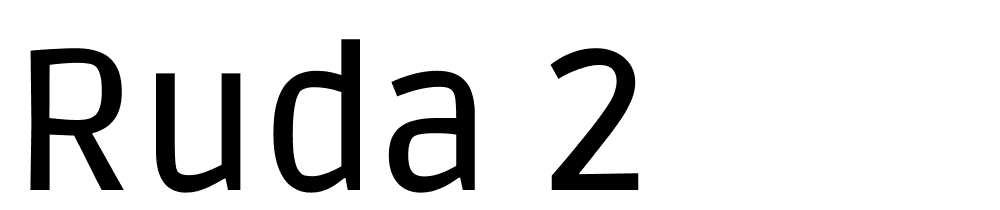 ruda-2 font family download free