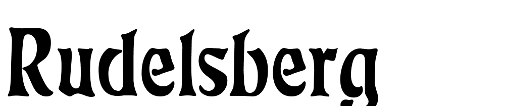 Rudelsberg font family download free